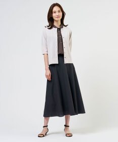 J.PRESS LADIES S シアードライトリコット シャツライク カットソー