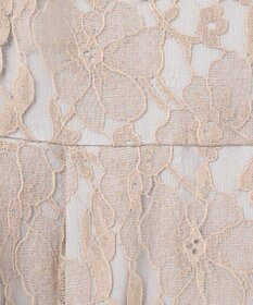 GRACE CONTINENTAL リバーレースタックドレス