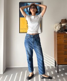 woadblue 【先行販売】SALUU サルー ストレートアンクル デニムパンツ