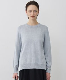 ICB L 【先行予約】 グロッシーペーパーブレンド クルーネックプルオーバー