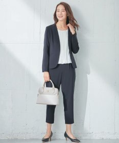 ANY SIS 【洗える】フロントプリーツシフォン ブラウス