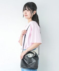 caqu caqu x GoodOn roundneck S/Stee  シンプルゆったりフィットの半袖Tシャツ