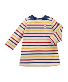 MIKI HOUSE HOT BISCUITS 【80-120cm】ボーダーワンピース