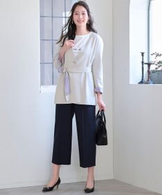 ANY SIS ロゴ刺繍 カットソー