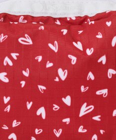 LeSportsac SQUARE COSMETIC/レッドミニハーツホワイト