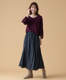 ANY 【洗濯機可】ボリュームスリーブニット