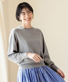 ANY 【洗濯機可】スプリングラグランニット