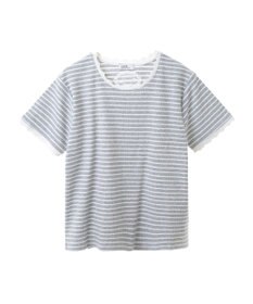 earth music&ecology バイカラースカラッププルオーバー