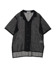 Green Parks レース開襟ブラウス