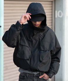 WEGO 【ユニセックス着用ITEM/アウトドア】フードシェルブルゾン