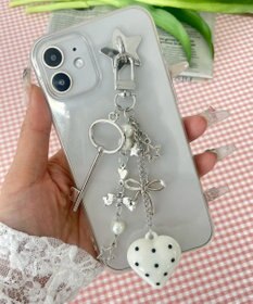 WEGO ドットハートキーホルダー