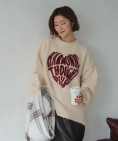 WEGO 【ユニセックス着用ITEM/MLサイズ展開/25年秋冬新作】ファジーグラフィックプルオーバー