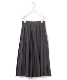 ICB 【洗える】レザーライクプリーツ スカート