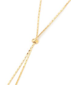 23区 ドロップメタル ラリエット ネックレス