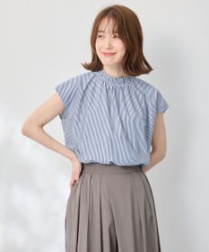 ANY 【抗菌防臭/速乾/手洗い可】エニィファンクション ノースリーブブラウス