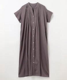 ANY L ピンタックデザインシャツワンピース