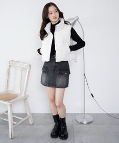 WEGO 【2025年秋冬新作】リブハイネックショートニット