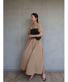 Green Parks ローウエスト切替開襟シャツワンピース