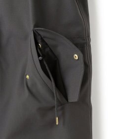 23区 L 【一部店舗限定/滝沢眞規子さん着用/撥水加工】ミリタリー フーデット ダウンコート