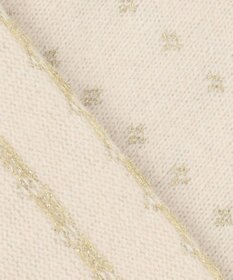 自由区 L ウールジャカードラメ ニット