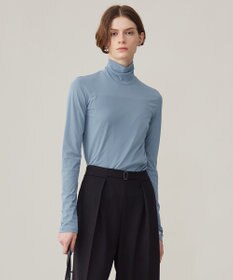 ICB 【洗える】 パウダリーチュール ハイネックトップス