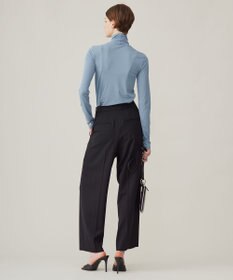 ICB 【洗える】 パウダリーチュール ハイネックトップス