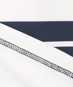 23区GOLF 【23Fondation】【吸水速乾/UVケア】ボーダー モックネック