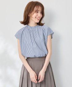 ANY 【抗菌防臭/速乾/手洗い可】エニィファンクション ノースリーブブラウス