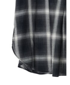 Green Parks リネンレーヨン前立てブラウス