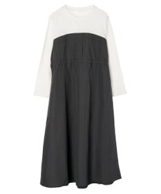 Green Parks ドロストドッキングワンピース