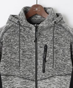 JOSEPH ABBOUD MOUNTAIN 【UNISEX】ランダムスラブリップ パーカー