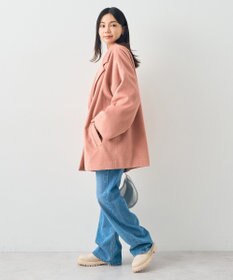 earth music&ecology オーバーテーラードジャケット　シャギー