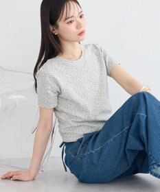 earth music&ecology アイレットミニ裏毛Tシャツ