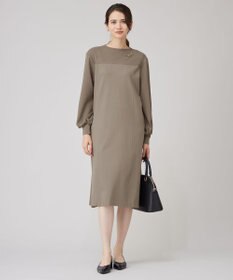 自由区 L 【洗える】エアーポンチ ワンピース