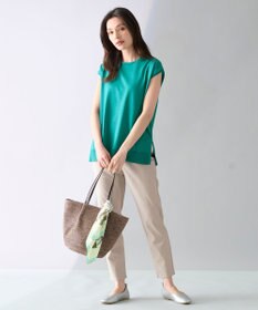 ANY 【洗濯機可】フレンチスリーブニットプルオーバー