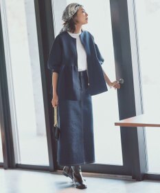 UNFILO 【VERY×UNFILOコラボ】2WAY ペプラムカーディガン