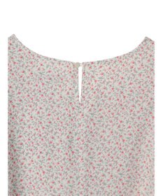 earth music&ecology 袖ドロストフラワーワンピース