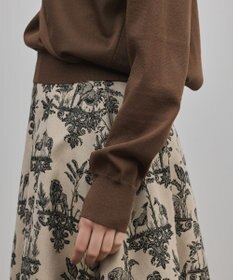 GRACE CONTINENTAL レイヤードニットトップ