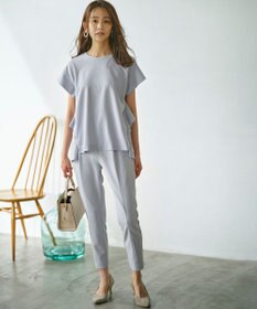 組曲 【接触冷感・吸湿冷感・UVカット】スタイルアップジャージー パンツ