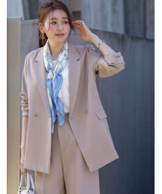 ANY SIS S 【UVカット・接触冷感・吸水速乾】スマートビューティストレッチ  ダブルブレストジャケット