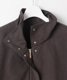 自由区 コットンリネンウェザーライト コート