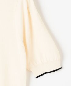 ANY SIS 【洗える】バイカラー ポロニット