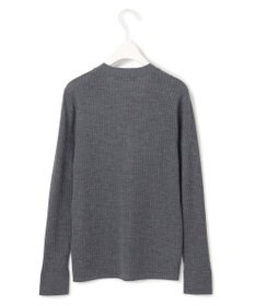 ICB 【洗える】エクストラファインメリノリブ ヘンリーネック プルオーバー