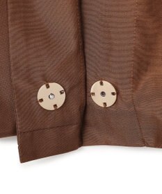 BEIGE， SULFUR / シルク混ショート丈バルーンブルゾン