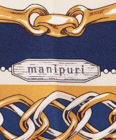 23区 manipuri ピルエットモチーフ シルク スカーフ