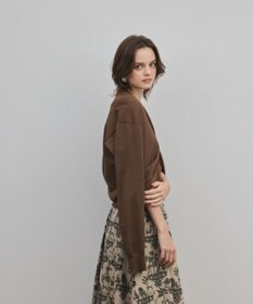 GRACE CONTINENTAL レイヤードニットトップ