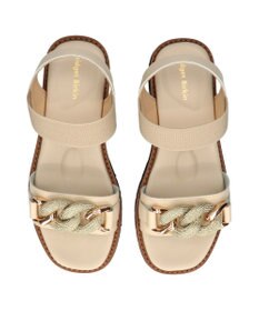 Bridget Birkin 【Bridget Birkin】キラキラチェーンアクセントサンダル