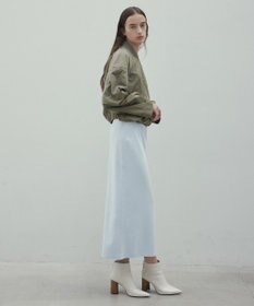 BEIGE， 【洗える】LAURA / Iラインリブスカート