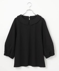 #Newans 【セレモニーにも/洗濯機可】ランタンスリーブブラウス