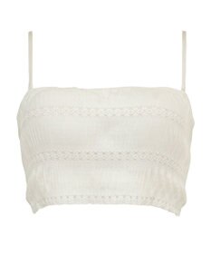 BRADELIS New York 【BRADELIS Me / ノンワイヤー】レーシィチューブトップブラ ストラップ取り外し可能 2way 補正ブラジャー